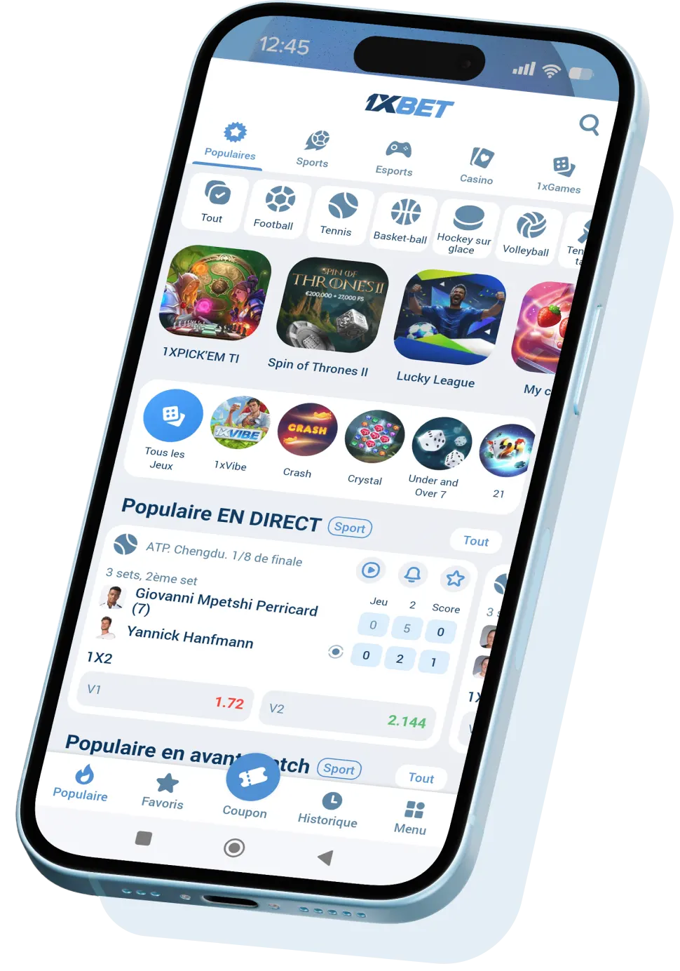 Telecharger Betmobile 1xbet App